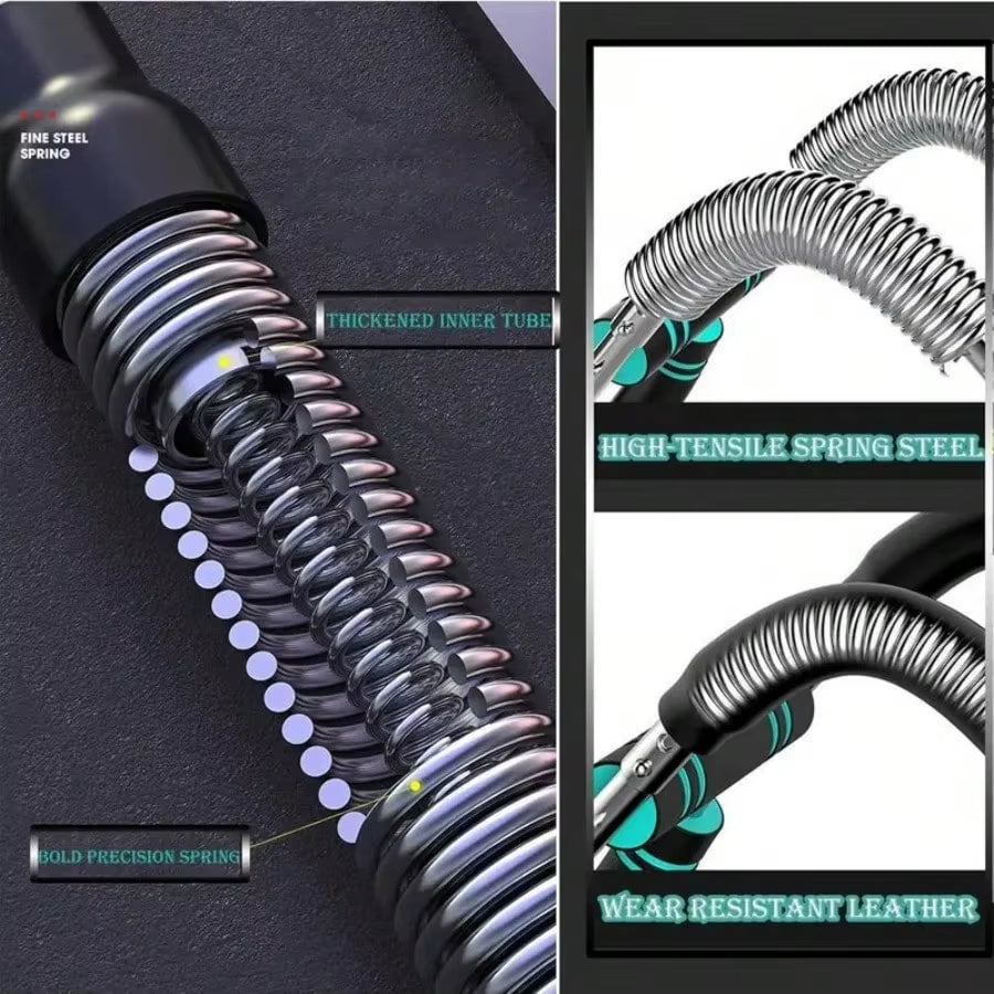 Adjustable Shaker Twister Arm Trainer, Chest & Forearm Workout Equipment, Home Fitness Strengthener for Arm Exercise